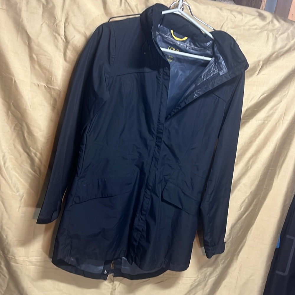 Lole brand black rain jacket
